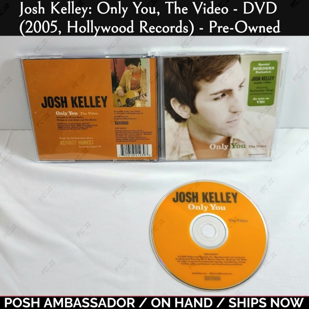 Josh Kelley: Only You, The Video - DVD(2005, Hollywood Records) - Pre-Owned